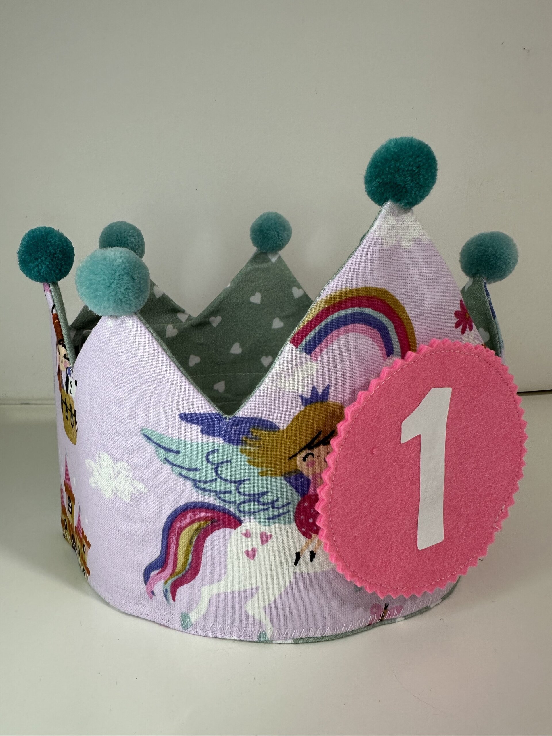 Corona cumpleaños PRINCESS - REVERSIBLE - 2