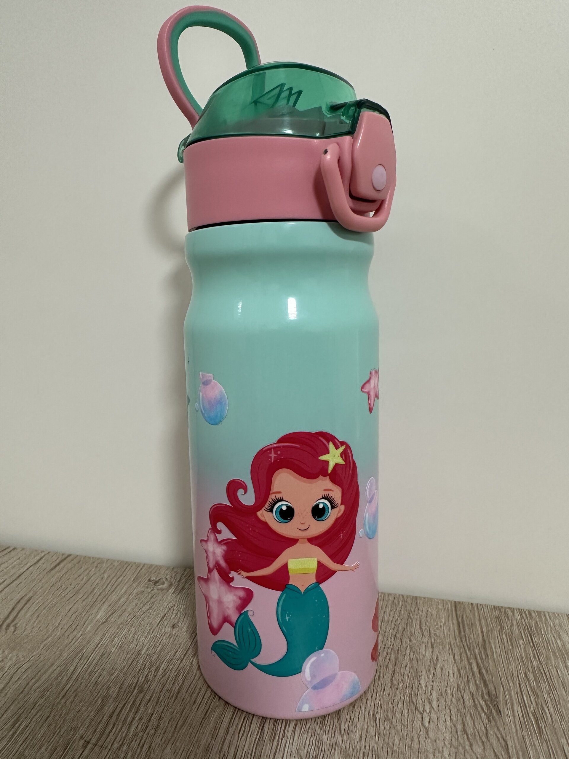 BOTELLA TERMO ACERO CON PAJITA 500ML - 5
