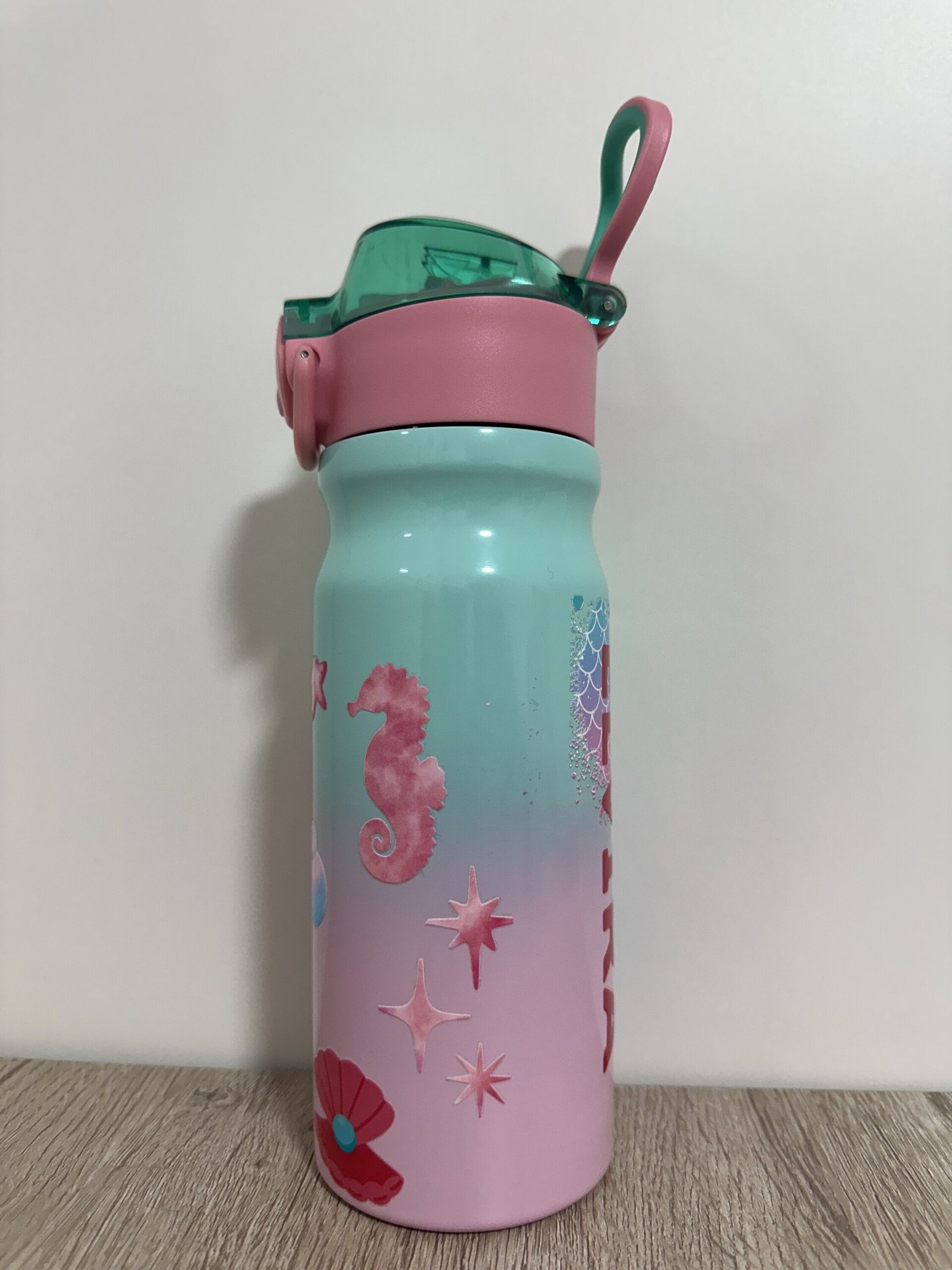 BOTELLA TERMO ACERO CON PAJITA 500ML - 10