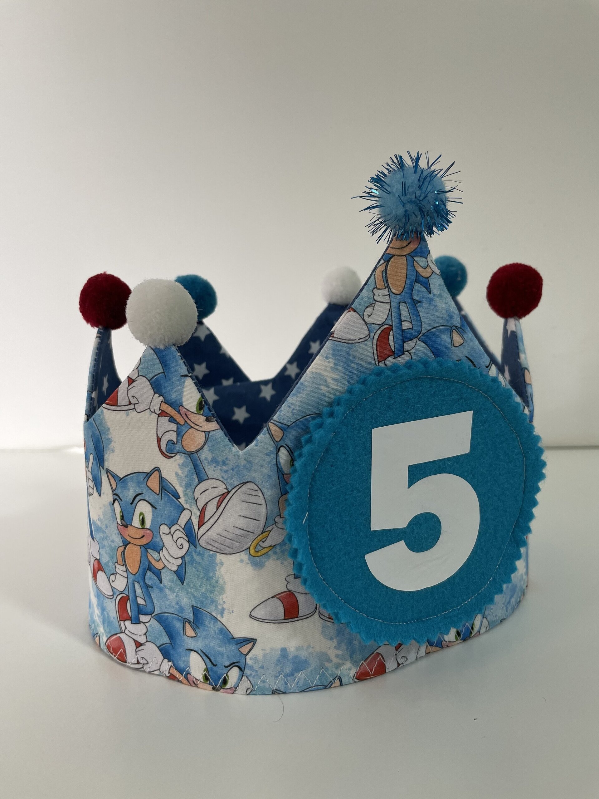 Corona cumpleaños REVERSIBLE - SONIC - 3