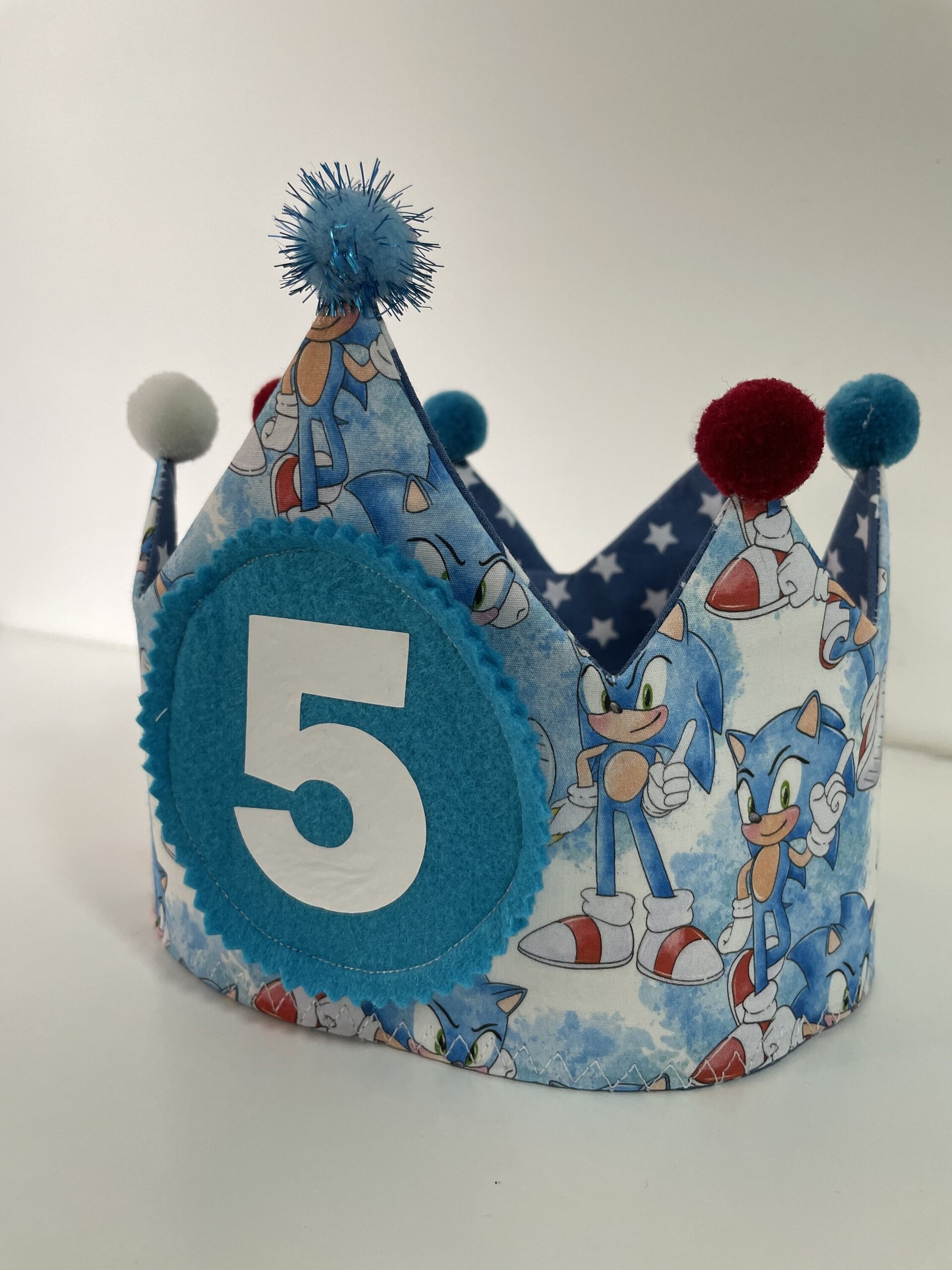 Corona cumpleaños REVERSIBLE - SONIC - 2