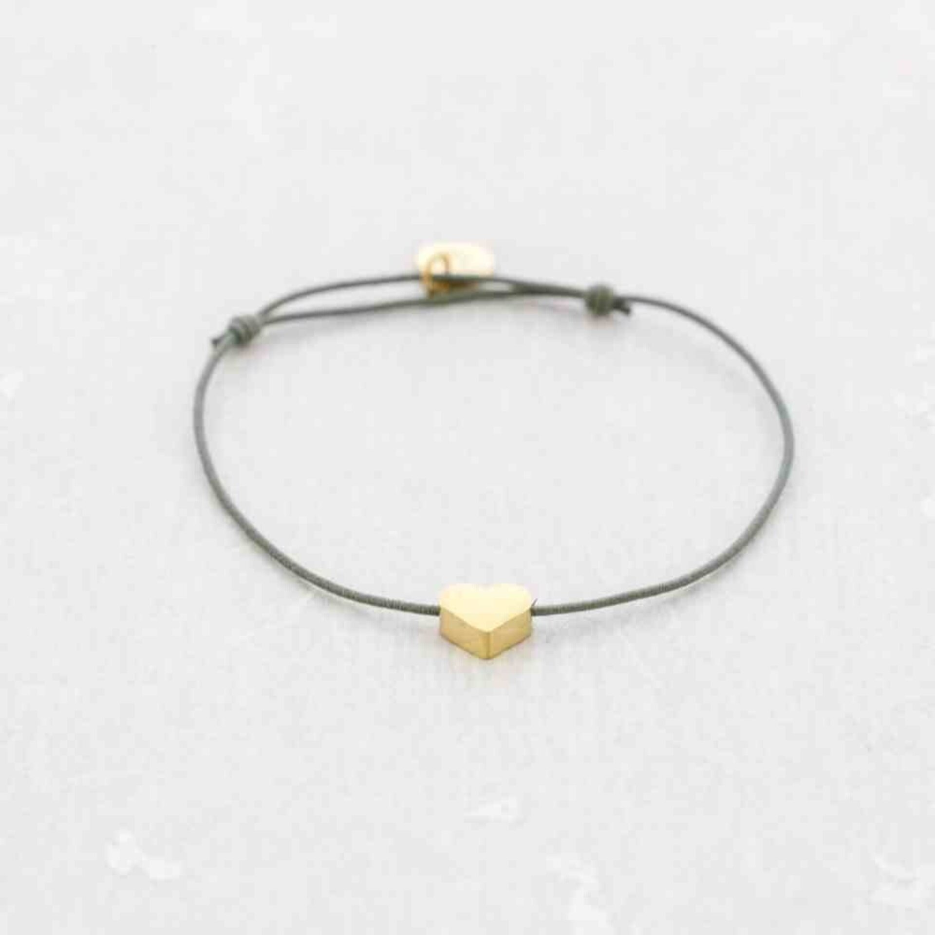 PULSERA ACERO ELÁSTICA CORAZON ESMALTE - 2
