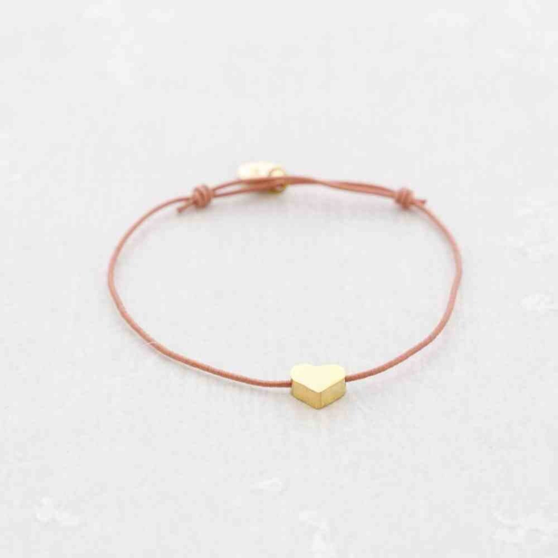PULSERA ACERO ELÁSTICA CORAZON ESMALTE - 3